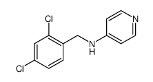 4-Pyridinamine, N-[(2,4-dichlorophenyl)methyl] Structure