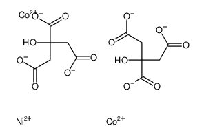 dicobalt(2+) nickel(2+) bis[2-hydroxypropane-1,2,3-tricarboxylate] picture