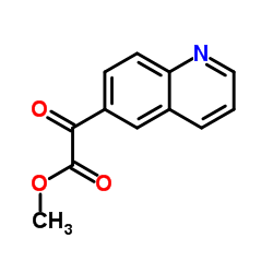 Methyl oxo(6-quinolinyl)acetate Structure