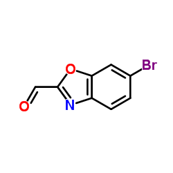 6-Bromo-1,3-benzoxazole-2-carbaldehyde Structure