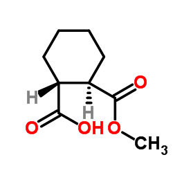 2-(Methoxycarbonyl)cyclohexanecarboxylic acid结构式