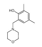2,4-dimethyl-6-morpholin-4-ylmethyl-phenol Structure