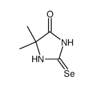 5,5-dimethyl-2-selenoxoimidazolidine-4-one结构式