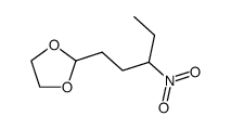 4-Nitrohexanal 1,2-ethanediyl acetal结构式