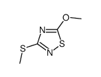 5-methoxy-3-methylsulfanyl-1,2,4-thiadiazole结构式