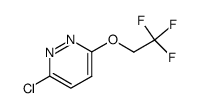 3-chloro-6-(2,2,2-trifluoroethoxy)pyridazine结构式