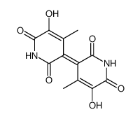 (E)-5,5'-Dihydroxy-4,4'-dimethyl-[3,3']bipyridinylidene-2,6,2',6'-tetraone结构式