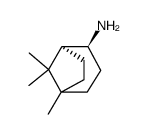 2α-Amino-5.8.8-trimethyl-bicyclo<3.2.1>octan Structure