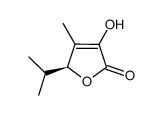 (S)-3-hydroxy-5-isopropyl-4-methylfuran-2(5H)-one结构式