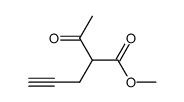 methyl 2-acetylpent-4-ynoate结构式