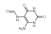 6-Amino-5-formamido-uracil Structure
