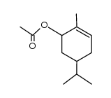 (+/-)-Carvotanacetol-acetat结构式