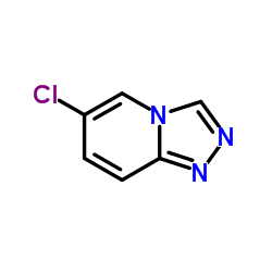 6-Chloro[1,2,4]triazolo[4,3-a]pyridine结构式