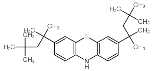 3,7-bis(1,1,3,3-tetramethylbutyl)-10H-phenothiazine结构式
