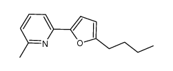 2-(5-butylfuran-2-yl)-6-methylpyridine Structure