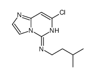 7-chloro-N-(3-methylbutyl)imidazo[1,2-c]pyrimidin-5-amine结构式