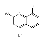 4-Bromo-8-chloro-2-methylquinoline Structure