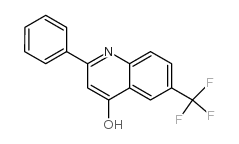 2-Phenyl-6-trifluoromethyl-4-quinolinol结构式