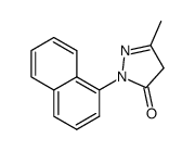 1-(α -Naphthyl)-3-methyl-2-pyrazolin-5-one结构式