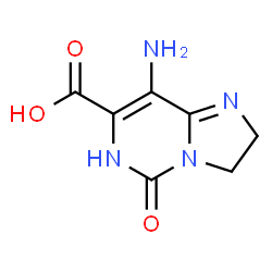 Imidazo[1,2-c]pyrimidine-7-carboxylic acid, 8-amino-2,3,5,6-tetrahydro-5-oxo-, structure