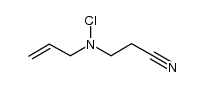 N-allyl-3-N-chloroaminopropionitrile Structure