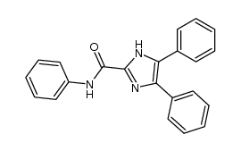 4,5-diphenyl-1H-imidazole-2-carboxylic acid anilide Structure