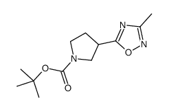 3-(3-甲基-1,2,4-恶二唑-5-基)-1-吡咯烷羧酸叔丁酯图片