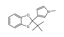 3-(2-(tert-butyl)benzo[d][1,3]oxathiol-2-yl)-1-methyl-1H-pyrrole结构式