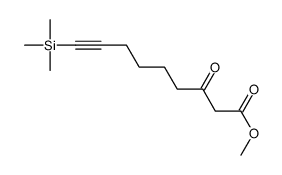methyl 3-oxo-9-trimethylsilylnon-8-ynoate结构式