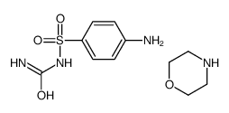 (4-aminophenyl)sulfonylurea,morpholine Structure