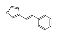 3-(2-phenylethenyl)furan Structure