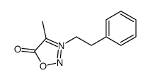 3-(2-phenylethyl)-4-methylsydnone结构式