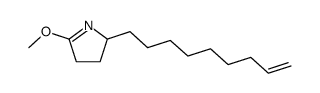 5-methoxy-2-(non-8-en-1-yl)-3,4-dihydro-2H-pyrrole Structure