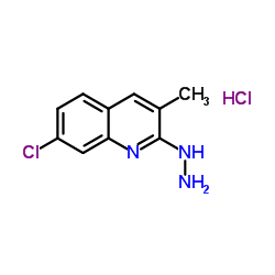 7-Chloro-2-hydrazino-3-methylquinoline hydrochloride structure