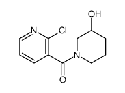 (2-Chloro-pyridin-3-yl)-(3-hydroxy-piperidin-1-yl)-Methanone structure