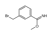 methyl 3-(bromomethyl)benzenecarboximidate结构式