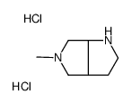 5-METHYL-1H-HEXAHYDROPYRROLO[3,4-B]PYRROLE DIHYDROCHLORIDE structure