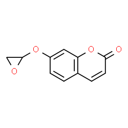 7-(Oxiranyloxy)-2H-1-benzopyran-2-one结构式