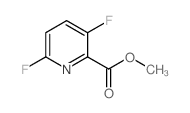 Methyl 3,6-difluoropicolinate Structure