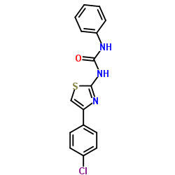 1-[4-(4-Chlorophenyl)-1,3-thiazol-2-yl]-3-phenylurea Structure