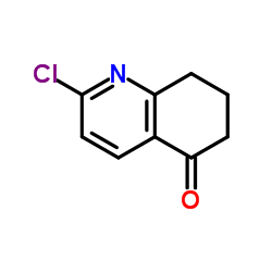 2-氯-7,8-二氢喹啉-5(6H)-酮结构式