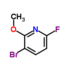 3-broMo-6-fluoro-2-Methoxypyridine Structure