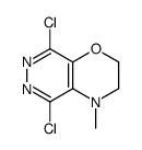 5,8-Dichloro-4-Methyl-2H,3H,4H-Pyridazino[4,5-B][1,4]Oxazine Structure