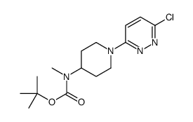 tert-butyl N-[1-(6-chloropyridazin-3-yl)piperidin-4-yl]-N-methylcarbamate Structure