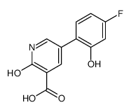5-(4-fluoro-2-hydroxyphenyl)-2-oxo-1H-pyridine-3-carboxylic acid Structure