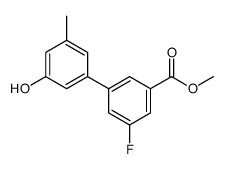 methyl 3-fluoro-5-(3-hydroxy-5-methylphenyl)benzoate Structure