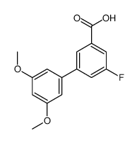 3-(3,5-dimethoxyphenyl)-5-fluorobenzoic acid结构式