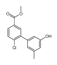 methyl 4-chloro-3-(3-hydroxy-5-methylphenyl)benzoate Structure