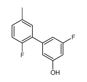 3-fluoro-5-(2-fluoro-5-methylphenyl)phenol结构式