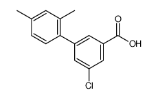 3-chloro-5-(2,4-dimethylphenyl)benzoic acid结构式